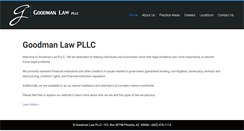 Desktop Screenshot of goodmanlawpllc.com